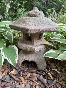Stone Garden Lantern Japanese Style Pagoda 20 in Tall