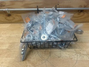 Mibro 12in. x 4in. Eyebolt with 2 Nuts and 2 Bolts - Model# 908421 Massive lot