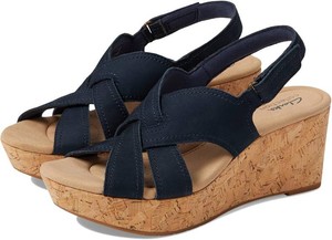 $60 Clarks womens Rose WayWedge Sandal Size 11 (lot of 2)