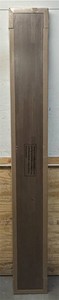 HARDWOOD REFLECTIONS Solid Wood Butcher Block Shelf 96 in. WX 12 in. DX 1.5 in. Hin Walnut Stain Hevea UV Finish. Msrp $209.00