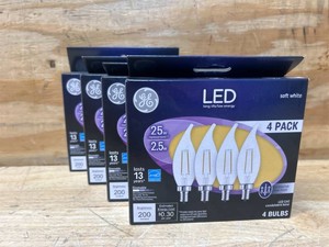 GE LED Soft Whitr 4 pack lot of 4