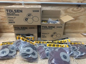 TOLSEN Roll Lock Discs lot of 24