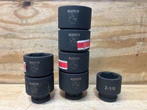 KLUTCH Jumbo Impact Sockets lot of 7