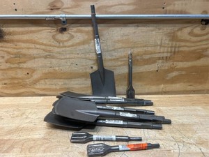 Milwaukee ClaySpade lot of 7, 3 Chisels