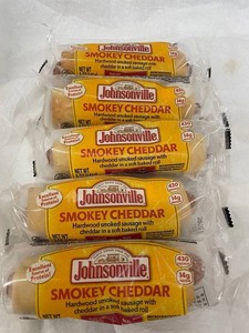 J - Johnsonville Smokey Cheddar Sausage Rolls (Lot of 5)