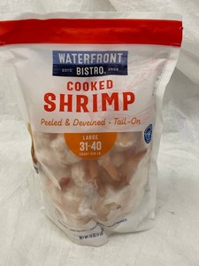 B - Waterfront Bistro Cooked Shrimp 31-40 16 Oz