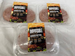 K - Impossible Indulgent Burger Patties 10.66 Oz (Lot of 3)