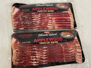 G - Hormel Black Label Applewood Thick Cut Bacon (Lot of 2)