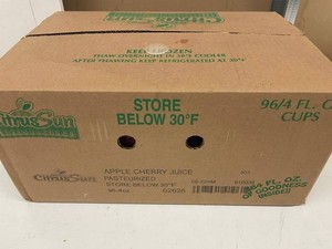 K - Citrus Sun Apple Cherry Juice 96 X 4 Oz Cups