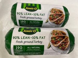 H - Jennie-O 90% Lean Ground Turkey (2 Packs-6lbs total)