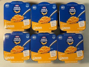 Kraft Mac & Cheese Original Flavor 3.5 Oz Cups (Lot of 6)