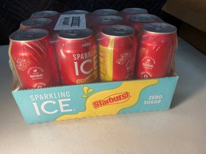 Starburst Sparkling Ice Zero Sugar Cherry 12-Pack