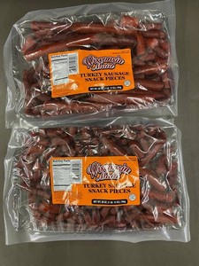 Wisconsin Maid Turkey Sausage Snack Pieces - 28 Oz Each lot of 2