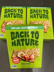 Back to Nature Multigrain Flatbread Crackers, 3 Boxes, 5 oz Each