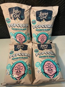 LesserEvil Homers Blend Garlic Parm Popcorn (Lot of 4)