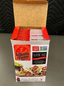 La Tortilla Factory Classic Taco Sauce Starter 8-Pack, Gluten-Free, Best by 51624