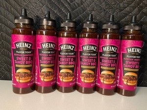 Heinz Flavor Tour Korean Inspired Sweet & Tangy BBQ Sauce 10 Fl Oz (Lot of 6)