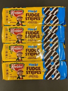 Keebler Flipped Fudge Stripes Cookies (Lot of 4)