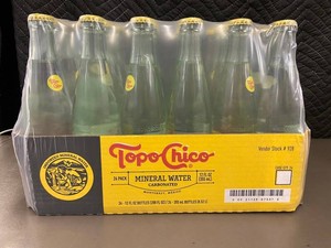 Topo Chico Carbonated Mineral Water 12 fl oz Bottles 24-Pack Case