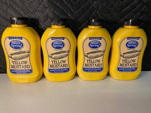 Silver Spring Yellow Mustard 20 Oz (Lot of 4)