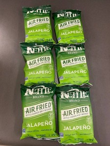 Nettle Brand Air Fried Jalapeno Kettle Cooked Potato Chips (Lot of 6)