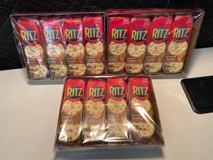 Ritz Peanut Butter Cracker Sandwiches 12-Pack Lot of 3