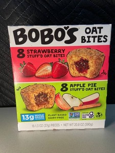 Bobos Oat Bites Strawberry & Apple Pie 16ct Multipack