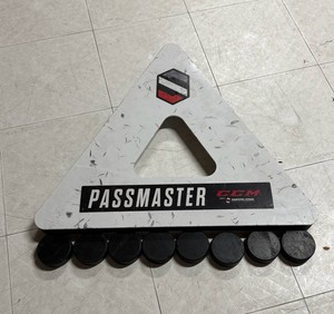 CCM PassMaster Hockey Training Aid and Pucks