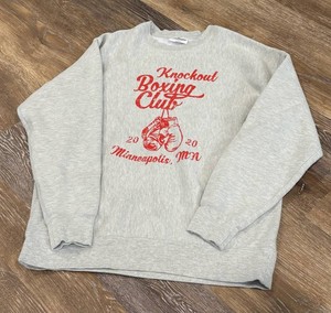 Independent Trading Company Knockout Boxing Club Sweatshirt Size L
