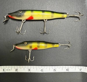 Vintage Creek Chub Pike Fishing Lures (Lot of 2)