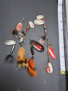 Mepps, Heddon & Rooster Tail Fishing Lure Mixed Lot (Lot of 7)