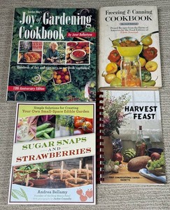 Gardening, Freezing, Canning Cookbook Lot of 4