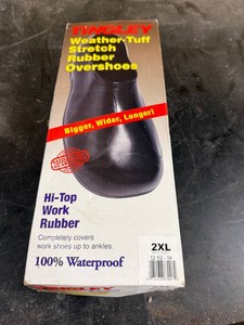 New Size Xl Hi-Top Work Rubber Overshoes
