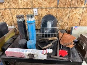 Welding Supplies - Rods, Helmet, Gloves, Brush