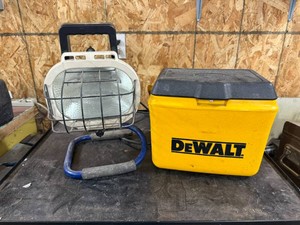 Shop Light & DeWalt Cooler