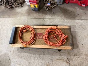 Extension Cords & Mechanics Creeper