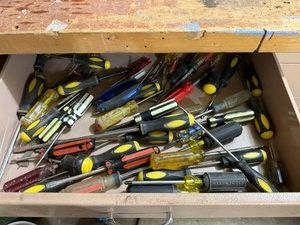 Drawer of Screwdrivers