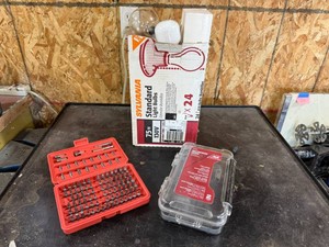 Screw Bits Kit, Waterproof Case & Light Bulbs
