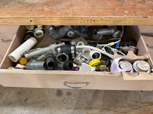 Drawer of Plumbing Supplies