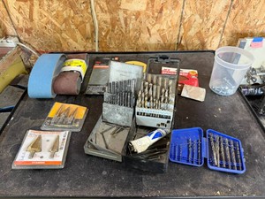 Drill Bits, Sandpaper