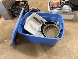 Tote of Cooking Items