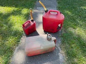 Gas Cans Including Boat Motor Tank