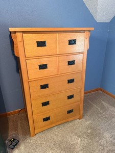 Wood Dresser - 18 x 34 x 50 Tall