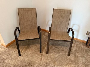 Nice Pair of Patio Chairs