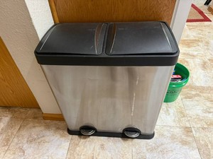 Double Trash Receptacle