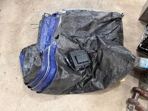 Large Tarp & Vintage Road Patrol XK Radar Detector