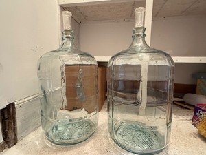 5 Gallon Glass Crisa Carboys with Airlocks