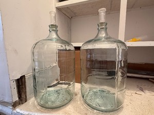 5 Gallon Glass Crisa Carboys with Airlocks