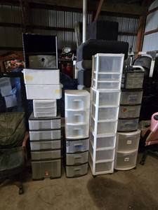 Stackable Plastic Storage Drawers and Organizers