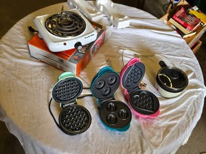 Proctor Silex Single Burner, Waffle Makers, and Rice Cooker